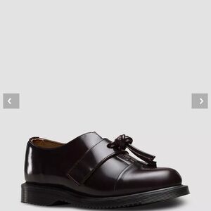 Dr. Martens Eliza Burgundy Leather Shoes